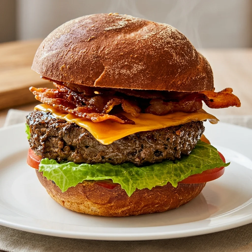 Mozza Burger at Melita Restaurant and Bar in Melita, MB