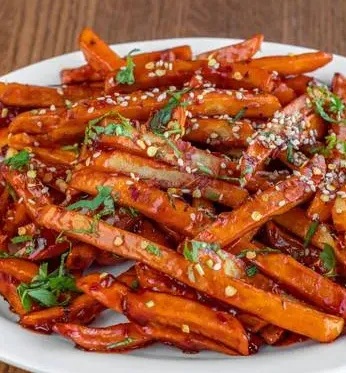 Loaded spicy fries at Melita Restaurant and Bar in Melita, MB